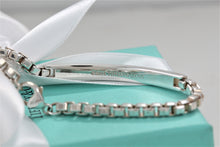 Load image into Gallery viewer, Tiffany &amp; Co. Silver Venetian Link I.D. 7&quot; Bracelet
