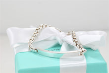 Load image into Gallery viewer, Tiffany &amp; Co. Silver Venetian Link I.D. 7&quot; Bracelet
