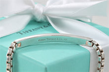 Load image into Gallery viewer, Tiffany &amp; Co. Silver Venetian Link I.D. 7&quot; Bracelet
