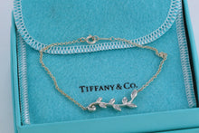 Load image into Gallery viewer, Tiffany &amp; Co. Paloma Picasso Silver Olive Leaf Branch Chain Bracelet
