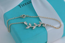 Load image into Gallery viewer, Tiffany &amp; Co. Paloma Picasso Silver Olive Leaf Branch Chain Bracelet
