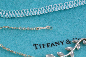 Tiffany & Co. Paloma Picasso Silver Olive Leaf Branch Chain Bracelet