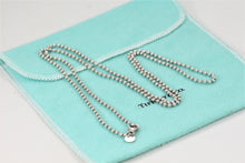 Load image into Gallery viewer, Tiffany &amp; Co. Silver Replacement Dog Tag Beaded Chain Necklace
