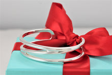 Load image into Gallery viewer, Tiffany &amp; Co. Silver Diagonal Cuff Medium Bracelet
