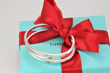 Load image into Gallery viewer, Tiffany &amp; Co. Silver Diagonal Cuff Medium Bracelet
