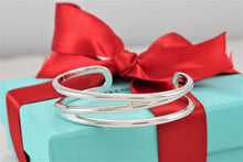 Load image into Gallery viewer, Tiffany &amp; Co. Silver Diagonal Cuff Medium Bracelet
