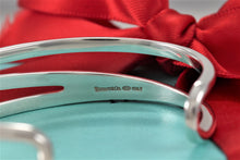 Load image into Gallery viewer, Tiffany &amp; Co. Silver Diagonal Cuff Medium Bracelet
