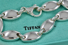 Load image into Gallery viewer, Tiffany &amp; Co. Silver Pebble Stone Heavy Link Bracelet
