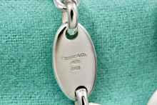 Load image into Gallery viewer, Tiffany &amp; Co. Silver Pebble Stone Heavy Link Bracelet
