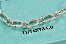 Load image into Gallery viewer, Tiffany &amp; Co. Silver Oval Clasp Link Connecting Bracelet

