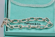 Load image into Gallery viewer, Tiffany &amp; Co. Silver Oval Clasp Link Connecting Bracelet
