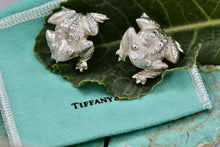 Load image into Gallery viewer, Tiffany &amp; Co. Nature Silver Bull Frog Heavy Clip-on Earrings
