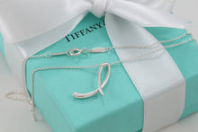 Load image into Gallery viewer, Tiffany &amp; Co. Elsa Peretti Silver Alphabet Letter &quot;L&quot; Pendant Necklace
