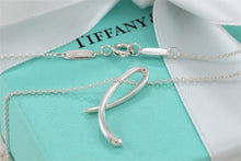 Load image into Gallery viewer, Tiffany &amp; Co. Elsa Peretti Silver Alphabet Letter &quot;L&quot; Pendant Necklace
