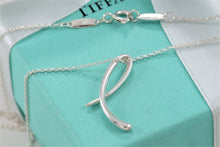 Load image into Gallery viewer, Tiffany &amp; Co. Elsa Peretti Silver Alphabet Letter &quot;L&quot; Pendant Necklace
