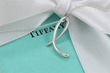 Load image into Gallery viewer, Tiffany &amp; Co. Elsa Peretti Silver Alphabet Letter &quot;L&quot; Pendant Necklace
