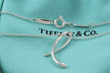 Load image into Gallery viewer, Tiffany &amp; Co. Elsa Peretti Silver Alphabet Letter &quot;L&quot; Pendant Necklace
