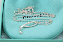 Load image into Gallery viewer, Tiffany &amp; Co. Elsa Peretti Silver Alphabet Letter &quot;L&quot; Pendant Necklace
