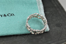 Load image into Gallery viewer, Tiffany &amp; Co. Paloma Picasso Silver Loving Hearts Band Ring Size 5
