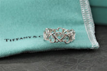 Load image into Gallery viewer, Tiffany &amp; Co. Paloma Picasso Silver Loving Hearts Band Ring Size 5
