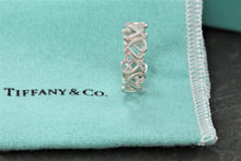 Load image into Gallery viewer, Tiffany &amp; Co. Paloma Picasso Silver Loving Hearts Band Ring Size 5
