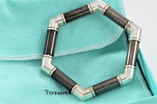 Load image into Gallery viewer, Tiffany &amp; Co. Silver Retro Hexagon Bangle Vintage Bracelet
