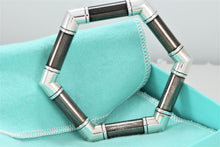 Load image into Gallery viewer, Tiffany &amp; Co. Silver Retro Hexagon Bangle Vintage Bracelet
