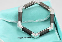 Load image into Gallery viewer, Tiffany &amp; Co. Silver Retro Hexagon Bangle Vintage Bracelet
