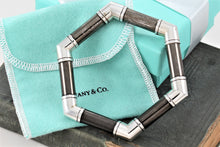 Load image into Gallery viewer, Tiffany &amp; Co. Silver Retro Hexagon Bangle Vintage Bracelet
