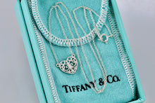 Load image into Gallery viewer, Tiffany &amp; Co. Silver Small Enchant Heart Pendant Necklace
