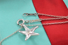 Load image into Gallery viewer, Tiffany &amp; Co. Elsa Peretti Silver Small Starfish Pendant Necklace
