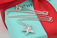 Load image into Gallery viewer, Tiffany &amp; Co. Elsa Peretti Silver Small Starfish Pendant Necklace

