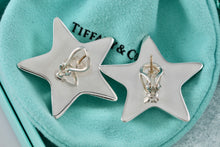 Load image into Gallery viewer, Tiffany &amp; Co. Silver Large Puffy Star Clip-on Earrings
