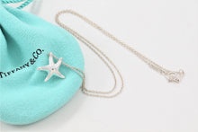 Load image into Gallery viewer, Tiffany &amp; Co. Elsa Peretti Silver Small Starfish Pendant Necklace
