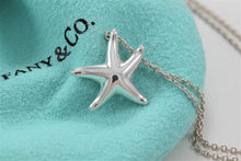 Load image into Gallery viewer, Tiffany &amp; Co. Elsa Peretti Silver Small Starfish Pendant Necklace

