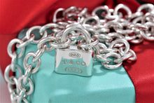 Load image into Gallery viewer, Tiffany &amp; Co. 1837 Silver Padlock 8mm Link 16&quot; Necklace
