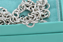 Load image into Gallery viewer, Tiffany &amp; Co. 1837 Silver Padlock 8mm Link 16&quot; Necklace
