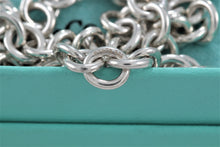 Load image into Gallery viewer, Tiffany &amp; Co. 1837 Silver Padlock 8mm Link 16&quot; Necklace
