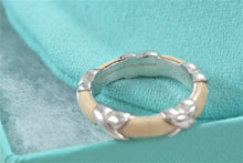 Load image into Gallery viewer, Tiffany &amp; Co. Silver Signature &quot;X&quot; White Enamel Band Ring
