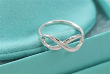 Load image into Gallery viewer, Tiffany &amp; Co. Infinity Silver Classic Band Ring
