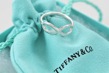 Load image into Gallery viewer, Tiffany &amp; Co. Infinity Silver Classic Band Ring
