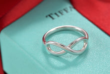 Load image into Gallery viewer, Tiffany &amp; Co. Infinity Silver Classic Band Ring
