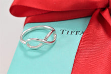 Load image into Gallery viewer, Tiffany &amp; Co. Infinity Silver Classic Band Ring
