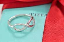 Load image into Gallery viewer, Tiffany &amp; Co. Infinity Silver Classic Band Ring
