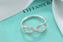 Load image into Gallery viewer, Tiffany &amp; Co. Infinity Silver Classic Band Ring
