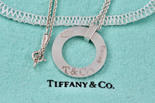 Load image into Gallery viewer, Tiffany &amp; Co. 1837 Silver Circle Pendant 16&quot; Necklace
