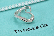 Load image into Gallery viewer, Tiffany &amp; Co. Elsa Peretti Silver Open Heart Ring Version 3
