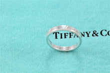 Load image into Gallery viewer, Tiffany &amp; Co. Silver Notes &quot;I Love You&quot; Narrow Band Ring
