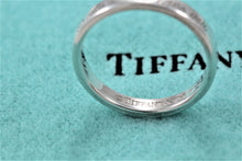 Load image into Gallery viewer, Tiffany &amp; Co. Silver Notes &quot;I Love You&quot; Narrow Band Ring
