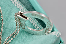 Load image into Gallery viewer, Tiffany &amp; Co. 1837 Silver Circle Pendant 16&quot; Necklace
